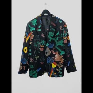 FW22 SUPREME x YOHJI YAMAMOTO Men's Sz US L Graphic Suit Jacket
